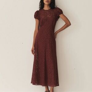 Doen Katarina Dress Black Cherry